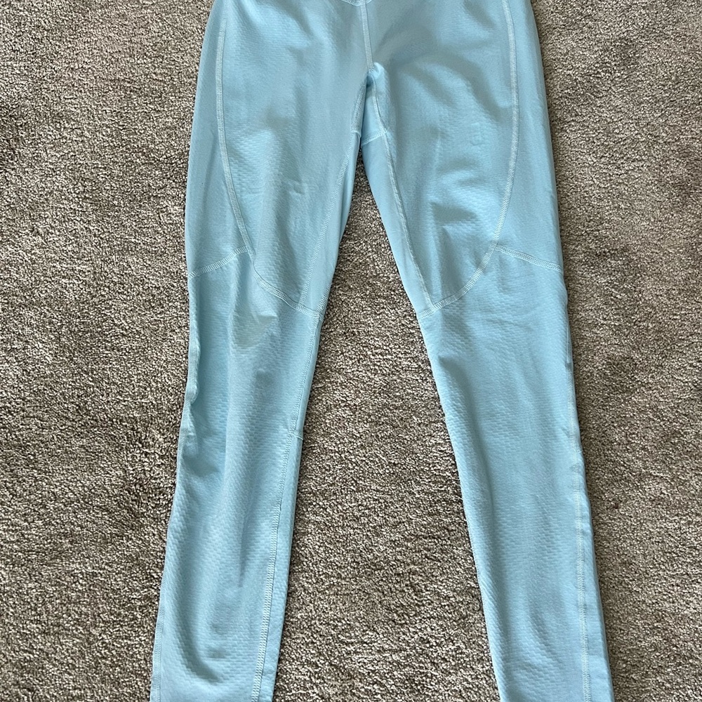 Women’s Columbia OmniHeat Leggings Pants in Size Small. Aqua.